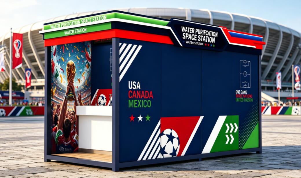 World Cup Themed Water Station – Muling Itakda ang Stadium Hydration?